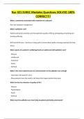 Nur 421 ELNEC Modules Questions SOLVED 100&percnt; CORRECT&excl;&excl;&excl;