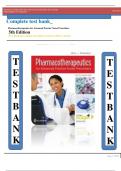 Complete test bank&lowbar; Pharmacotherapeutics for Advanced Practice Nurse Prescribers 5th Edition &lpar;Woo Robinson&rpar; complete all chapters 1-55 latest 2025 A&plus; graded