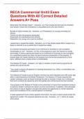 RECA Commercial Unit3 Exam Questions With All Correct Detailed Answers A&plus; Pass