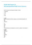 NURS 549 Chapter 23-28 Exam Questions With Correct Answers 