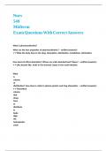 Nurs 549 Midterm Exam Questions With Correct Answers