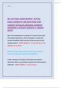 NU 372 FINAL EXAM NEWEST  ACTUAL    EXAM COMPLETE 180 QUESTIONS AND    CORRECT DETAILED ANSWERS &lpar;VERIFIED  ANSWERS&rpar; &vert;ALREADY GRADED A&plus; BRAND  NEW&excl;&excl;   