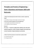 PE &lpar;Principles and Practice of Engineering&rpar; Exam 1 and Exam 2 &lpar;Latest 2025&sol; 2026 Updates STUDY BUNDLE PACKAGE WITH SOLUTIONS&rpar; 