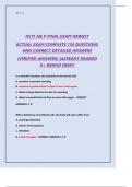 NCTI A& P FINAL EXAM NEWEST     ACTUAL EXAM COMPLETE 150 QUESTIONS  AND CORRECT DETAILED ANSWERS    &lpar;VERIFIED ANSWERS&rpar; &vert;ALREADY GRADED  A&plus; BRAND NEW&excl;&excl;  