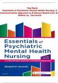 Psychiatric Nursing Test Bank&colon; 500&plus; Practice Questions with Rationales for Varcarolis' Essentials of Psychiatric Mental Health Nursing &lpar;3rd Ed&period;&rpar;
