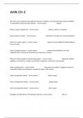 AHN Ch 2 Proctored Exam Complete Solutions 100&percnt; Verified Answers&period;
