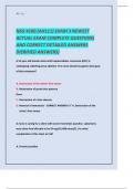 NSG 4100 &lpar;AH111&rpar; EXAM 3 NEWEST   ACTUAL EXAM COMPLETE QUESTIONS   AND CORRECT DETAILED ANSWERS   &lpar;VERIFIED ANSWERS&rpar; 