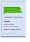 NSG 4100 &lpar;AH111&rpar; EXAM 1 NEWEST   ACTUAL EXAM COMPLETE QUESTIONS   AND CORRECT DETAILED ANSWERS   &lpar;VERIFIED ANSWERS&rpar; ALREADY GRADED  A&plus;