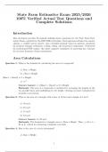 State Farm Estimatics Exam 2025&sol;2026 100&percnt; Verified Actual Test Questions and Complete Solutions