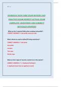 WORKDAY HCM CORE EXAM REVIEW AND   PRACTICE EXAM NEWEST ACTUAL EXAM  COMPLETE  QUESTIONS AND CORRECT  DETAILED ANSWERS  