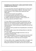 NIGHTINGALE HESI EXIT 2 &lpar;2025&rpar; QUESTIONS WITH COMPLETE SOLUTIONS