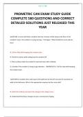 PROMETRIC CAN EXAM STUDY GUIDE COMPLETE 580 QUESTIONS AND CORRECT DETAILED SOLUTIONS JUST RELEASED THIS YEAR