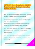 IICRC RRT Exam Study Guide 2025&sol;2026  Exam Questions Marking Scheme New  Update &vert; A&plus; Rated