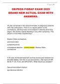 OB&sol;PEDS FISDAP EXAM 2025  BRAND NEW ACTUAL EXAM WITH  ANSWERS&period;