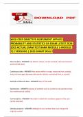 WGU C955 OBJECTIVE ASSESSMENT APPLIED PROBABILITY AND STATISTICS OA EXAM LATEST 2024-2025 ACTUAL EXAM TEST BANK MODULE 1-MODULE 7&vert;2 VERSIONS &vert; 2025 SMART DEAL&excl;&excl;