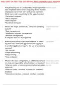 WGU D075 OA TEST 150 QUESTIONS AND ANSWERS 2025 AGRADE