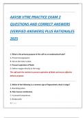 AAVSB VTNE PRACTICE EXAM 2 QUESTIONS AND CORRECT ANSWERS  &lpar;VERIFIED ANSWERS&rpar; PLUS RATIONALES  2025