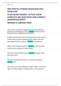 HESI DENTAL HYGIENE EXAM&comma;PRACTICE  EXAM AND   STUDYGUIDE NEWEST  ACTUAL EXAM  COMPLETE 600 QUESTIONS AND CORRECT  ANSWERS&vert;ALREADY   GRADED A&plus;&vert;&vert;BRAND NEW&excl;