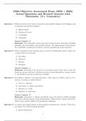 D664 Objective Assessment Exam &lpar;2025 &sol; 2026&rpar; Actual Questions and Revised Answers with Rationales&comma; &lpar;A&plus; Guarantee&rpar;
