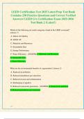 LEED Certification Test 2025 Latest Prep Test Bank  Contains 230 Practice Questions and Correct Verified  Answers&sol; LEED GA Certification Exam 2025-2026  Test Bank 2 &lpar;Latest&excl;&rpar;