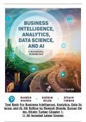 Test Bank for Business Intelligence&comma; Analytics&comma; Data Science&comma; and AI&comma; 5th edition by Sharda
