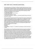 MGT 5500 TEST 4 REVIEW QUESTIONS