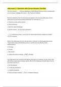 chda exam 2 &vert; Questions with Correct Answers &vert;Verified