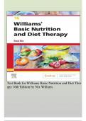 TEST BANK For Williams Basic Nutrition and Diet Therapy 16th Edition by Staci Nix&comma; All 23 Chapters Covered&comma; Verified Latest Edition