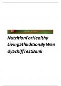 Nutrition for healthy living 5th edition by wendy schiff test bank