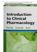 Test Bank for Introduction to Clinical Pharmacology 10th Edition By Constance Visovsky&comma; Cheryl Zambroski&comma; Shirley Hosler Chapter 1-20 Complete Guide A&plus;