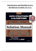 Solution Manual for Data Structures and Algorithms in Java 6th Edition by Michael T&period; Goodrich&comma; Roberto Tamassia Verified Chapters 1 - 15&comma; Complete Newest Version