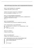WGU D278 Study Guide Notes with Complete Verified Solutions&period;