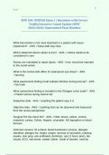 NUR 160&sol; NUR160 Exam 1 &vert; Questions with Correct Verified Answers &vert; Latest Update &lpar;NEW 2025&sol;2026&rpar; &vert;Guaranteed Pass&vert; Hondros