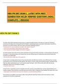 SMART BUNDLE&lbrack;2025&rsqb; HESI PN EXIT EXAM 2 LATEST WITH NEXT GENERATION NCLEX VERIFIED QUESTIONS &lpar;NGN&rpar; COMPLETE 2 VERSIONS