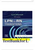 Test Bank for LPN to RN Transitions 5th Edition by Lora Claywell NEWEST VERSION