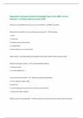Apprentice Lineman General Knowledge Exam with 100&percnt; Correct Answers &vert; Verified &vert;Latest version 2025