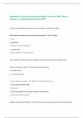 Apprentice Lineman General Knowledge Exam with 100&percnt; Correct Answers &vert; Verified &vert;Latest version 2025