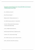 Apprentice Lineman Program Year 1 Exam with 100&percnt; Correct Answers &vert; Verified &vert;Latest version 2025