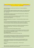 ALS- Pre assessment Post Cardiac Arrest Exam&colon; Verified Questions and Correct Answers- 2025&sol;2026