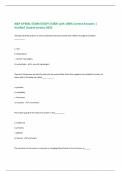 A&P II FINAL EXAM STUDY GUIDE with 100&percnt; Correct Answers &vert; Verified &vert;Latest version 2025