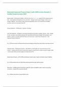Advanced Corporate Finance Exam 1 with 100&percnt; Correct Answers &vert; Verified &vert;Latest version 2025