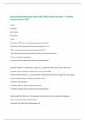 Advanced Dysrhythmias Exam with 100&percnt; Correct Answers &vert; Verified &vert;Latest version 2025