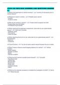 UTAH LEO 2025&sol;2026 ANSWERS AND QUESTIONS GRADED A&plus;
