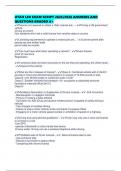 UTAH LEO EXAM SCRIPT 2025&sol;2026 ANSWERS AND QUESTIONS GRADED A&plus;