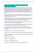 UTAH LEO EXAMS SET 2025&sol;2026 ANSWERS AND QUESTIONS GRADED A&plus;