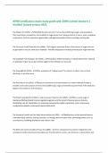 APHR Certification exam study guide with 100&percnt; Correct Answers &vert; Verified &vert;Latest version 2025