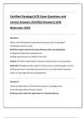 NALA Certified Paralegal Exam 2025 &sol;Certified Paralegal Practice Exam 2025