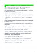 WGU C787 2025&sol;2026 ANSWERS AND QUESTIONS GRADED A&plus;