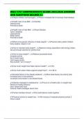 WGU C787 COMPREHENSIVE EXAMS 2025&sol;2026 ANSWERS AND QUESTIONS GRADED A&plus;
