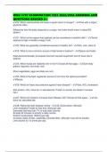 WGU C787 EXAMINATION TEST 2025&sol;2026 ANSWERS AND QUESTIONS GRADED A&plus;